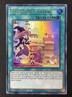 Yu-Gi-Oh TCG #GFTP-EN117 Madolche Chateau 1st Edition Ultra Rare LP - Image 1