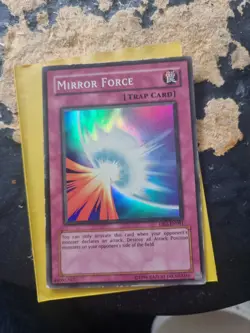 Mirror Force DB2-EN081 Super Rare Unlimited Edition LP/MP Condition - Image 1