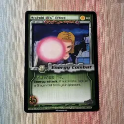 Android 18s Effect 107 Dragon Ball Z Trading Card TCG CCG LIMITED - Image 1