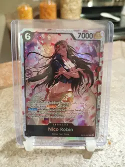 One Piece Card Nico Robin SR Legacy of the Master OP12-087 Super Rare - Image 1