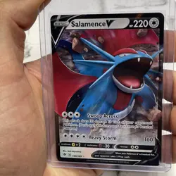 Salamence V 143/189 - Darkness Ablaze - Ultra Rare Pokemon Card - Near Mint (NM) - Image 1
