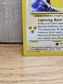 Zapdos #23 Non-Holo 1999 Promo Pokemon Card TCG - Image 5