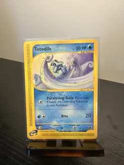 Totodile Expedition Base Set 135/165 Regular Card Vintage Ereader - Image 1