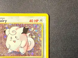 Pokemon TCG Clefairy Base Set Holo Unlimited Rare Card 5/102 - Image 5