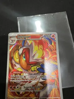 Infernape - Illustration Rare - Twilight Masquerade TWM 173/167 Pokemon Card NM - Image 3