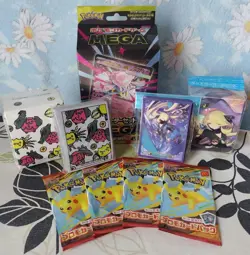🌸Pokemon Card Game Mega Diancie & Deck Case Shield & 4 Promo Cards🌸JAPAN - Image 1