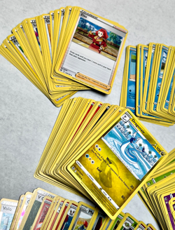 2022 Lot 465 Various Pokemon Trading Card Basic Common Full Reverse Holo Trainer - Image 2