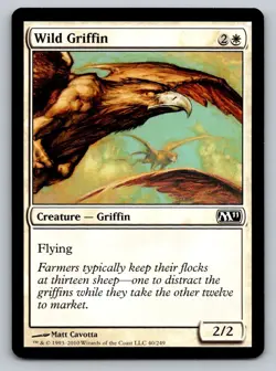 MTG Wild Griffin (M11) Regular - Image 1