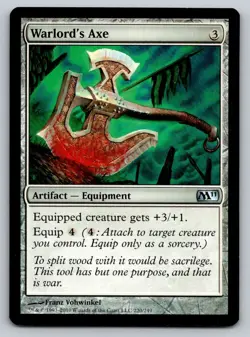 MTG Warlord's Axe (M11) Regular - Image 1