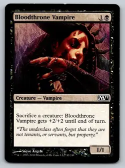 MTG Bloodthrone Vampire (M11) Regular - Image 1