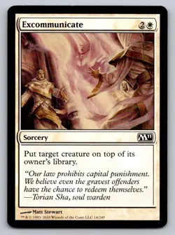 MTG Excommunicate (M11) Regular - Image 1