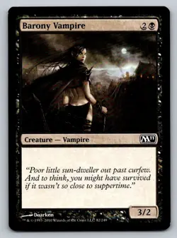MTG Barony Vampire (M11) Regular - Image 1