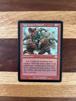 Aggravated Assault - MTG Onslaught - Image 1