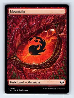 Mountain #290 Regular Basic Land MTG 2025 Tarkir: Dragonstorm (TDM) - Image 1