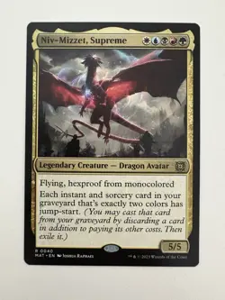 Niv-Mizzet Supreme MTG Magic the Gathering Card NM Near Mint MAT - Image 1