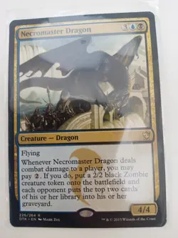 Necromaster Dragon Magic The Gathering Dragons Of Tarkir 226 Rare MTG - Image 1