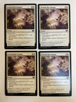 4x Mtg Strixhaven Defend The Campus NM/M Magic The Gathering - Image 1