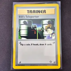 Bill's Teleporter 91/111 Neo Genesis Pokemon Trading EXC BUY 2 CARDS GET 1 FREE - Image 1