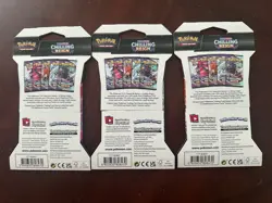 Pokemon TCG Sword & Shield Chilling Reign Sleeved Booster Pack Lot Of 3 X3 - Image 2