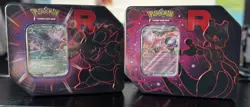 Pokemon Team Rocket MewTwo & Nidoking Tin Destined Rivals New Sealed - Image 1