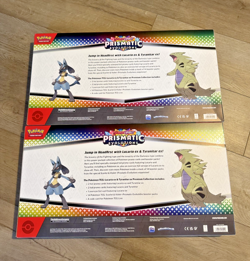 Pokemon Prismatic Evolutions Lucario EX and Tyranitar EX Premium Collection X2 - Image 4