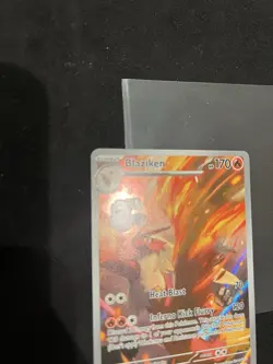2025 Pokemon Destined Rivals BLAZIKEN FULL ART HOLO 192/182 RARE! NM- MINT - Image 2