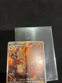 2025 Pokemon Destined Rivals BLAZIKEN FULL ART HOLO 192/182 RARE! NM- MINT - Image 3