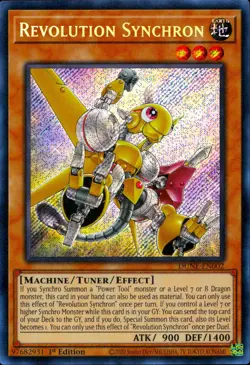 Yugioh Revolution Synchron Yu-Gi-Oh! Secret Rare 1st Ed DUNE-EN002 US Print - Image 1