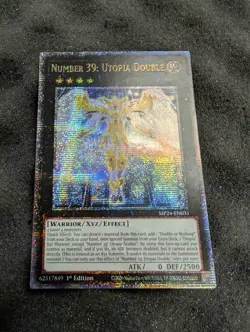 Yugioh Number 39: Utopia Double MP24-EN031 Quarter Century Rare 1st Ed NM QCSR - Image 1