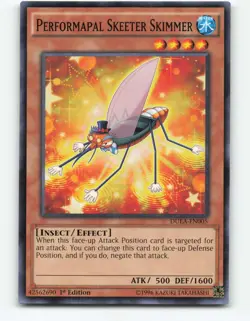 Performapal Skeeter Skimmer DUEA-EN005 1st Edition YuGiOh Card - Image 1