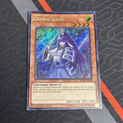 Yugioh Denko Sekka BLLR-EN052 Secret Rare 1st Edition - Image 2