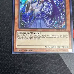 Yugioh Denko Sekka BLLR-EN052 Secret Rare 1st Edition - Image 4