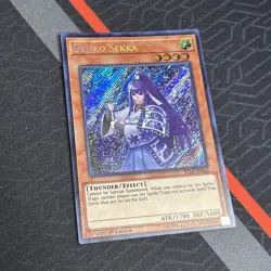 Yugioh Denko Sekka BLLR-EN052 Secret Rare 1st Edition - Image 5