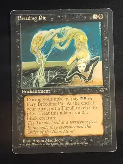 Breeding Pit MTG Magic The Gathering Fallen Empires Vintage Card Played LP - Image 1