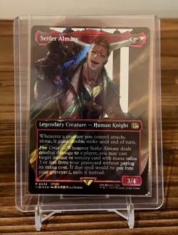 Magic The Gathering MTG #534 Seifer Almasy Borderless Surge Foil - Image 1