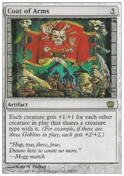 MTG English Coat of Arms NM Normal 8th Edition - Image 1