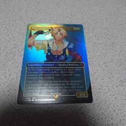 Magic The Gathering Final Fantasy Yuna Guard Tiida Borderless Foil NM - Image 1