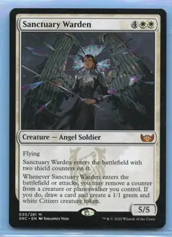 MTG: Streets of New Capenna : Sanctuary Warden NM pack fresh - Image 1