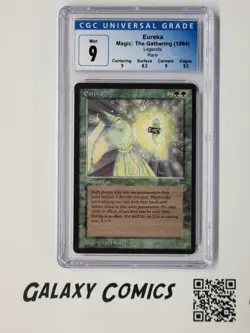 Eureka ~ Legends ~ CGC 9.0 ~ MtG ~ Magic the Gathering - Image 1