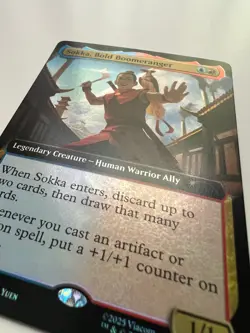 Sokka Bold Boomeranger (Extended Art) Foil MagicCon Atlanta Exclusive MTG Avatar - Image 5