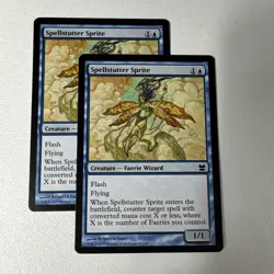 [2X] - Spellstutter Sprite - #65 Regular NM Modern Masters MTG - Image 1