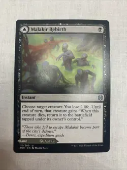 MTG Malakir Rebirth Malakir Mire 111 Zendikar Rising ZNR Uncommon Regular x2 - Image 2