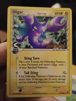 Pokemon Cards Ex Dragon Frontiers Wooper 71/101 & Gligar 16/101 Reverse Holo - Image 2