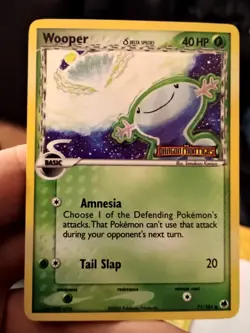Pokemon Cards Ex Dragon Frontiers Wooper 71/101 & Gligar 16/101 Reverse Holo - Image 4