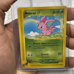 Pokemon Nidoran TCG Card Aquapolis 96/147 Vintage Pokemon Nintendo Near Mint NM - Image 1