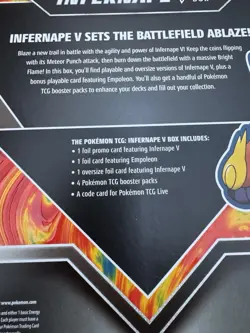 Pokemon Infernape V Collection Box NEW FACTORY SEALED 820650871191 - Image 5