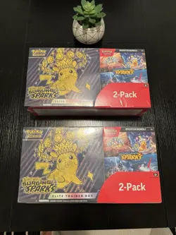 Pokemon TCG Scarlet & Violet: Surging Sparks ETN Booster Bundle (2-Pack) - Image 1