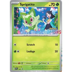 Sprigatito Horizons Pokemon Black Star Promo #191 Factory Sealed - Image 1
