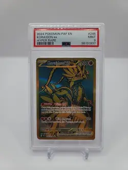 2024 POKEMON PAF EN-PALDEAN FATES HYPER RARE #245 KORAIDON EX PSA 9 - Image 1