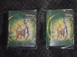 TWO Pokemon TCG Arceus Mini Binders - Holds 60 Cards - Sealed - Image 1
